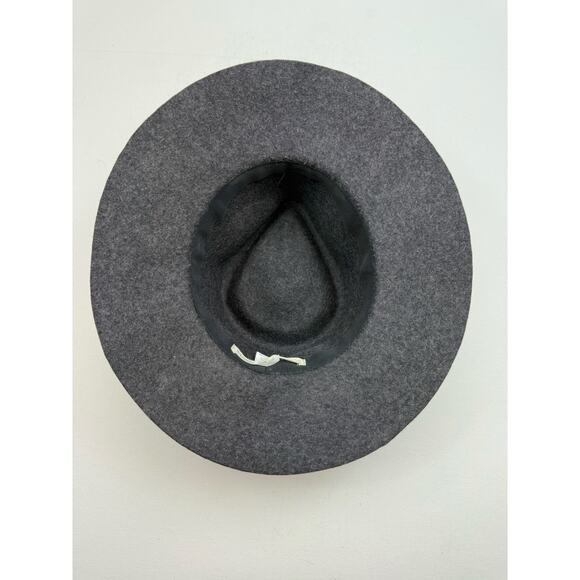 Michael Stars Gray 100% Wool Wide Brim Hat One Size Festival Country Western main image 8